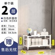 全城熱賣 - 免安裝簡易書架 落地客廳書桌小型書櫃 家用臥室收納折疊置物架