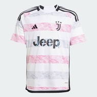 adidas ฟุตบอล เสื้อฟุตบอลชุดเยือน Juventus 23/24 สำหรับเด็ก เด็ก สีขาว IB0503