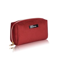 Sluxa Small make up bags, Travel accessories for women,Wine red makeup bag travel cosmetic bag ，Wome