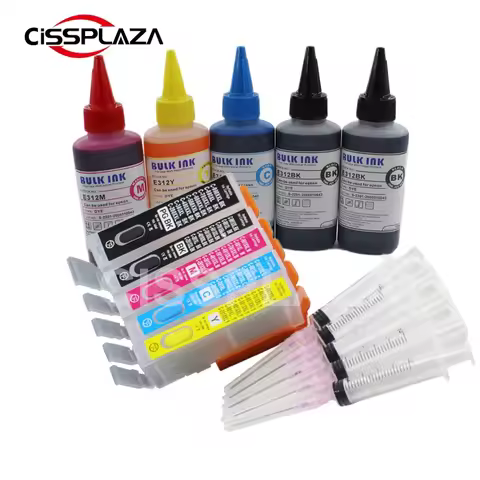 5colors PGI580 CLI581 Refillable Ink Cartridge compatible For Canon TS6151 TS6250 TS9550 TS9551C TS7