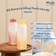 [GIVE 5 FRENCH SALT SHRIMP].Molli MOL0021 Baby Medicine Set, Capacity 30Ml, Safe Silicone Material
