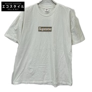 Burberry x Supreme 白色 Box Logo T卹（XL）[二手]