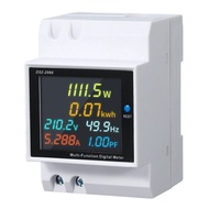 Multifunctional Electric Power Meter Digital Display Meter Wattage Household D52-2066Monitor Power S