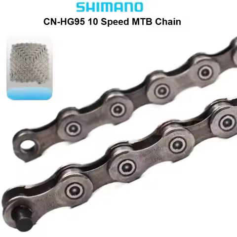 SHIMANO CN-HG95 Chain 10/20/30 Speed High Quality MTB Kit Chain HG54 Ideal for Mountain Cycling with