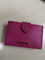 Fendi 卡片套 銀包 卡片銀包 桃紅色