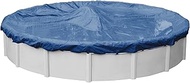 Pool Mate 30 ft Extra-Strength Blue Winter Pool Cover for Above Ground Pools, 4 ft Overlap (34 ft Co