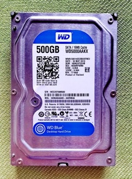 WD 500GB 容量,7200RPM,SATA 6.0Gb/s ,  3.5 吋桌上型硬碟