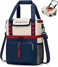 Maelstrom Lunch Box for Women, 20L Insulated Lunch Bag Men, Leakproof Double Deck Cooler Bag, Soft L