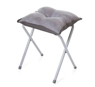 READY STOCK! Foldable stool simple chair leg rest stool fabric