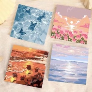 Painting by number kit 20x20cm DIY canvas Painting kit