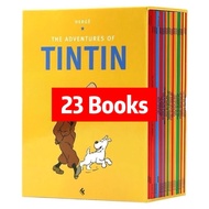 [SG] The Adventures of Tintin 23 Children kids Story Books comics gift present set