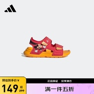 Adidas阿迪达斯官网儿童凉鞋夏季新款米奇漫威联名1-9岁男童轻便防滑露趾沙滩凉鞋 米奇GZ3315/GZ3314  13K/脚长=19cm/31.5码