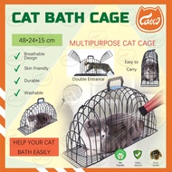 CATTO Cat Bath Cage Sangkar Mandi Kucing Cat Grooming Shampoo Kucing Syampiu Kucing Shower Bag Groom