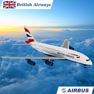 AIRBUS A380-700 British Airways Commercial Airplane Paper Model