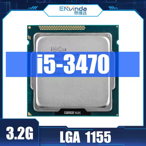 Used Original Intel Core i5 3470 LGA 1155 Processor 3.20GHz 5GT/S 6MB L3 Socket 1155 I5-3470 CPU Sup
