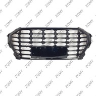 W/Logo For Audi Q3/Q3L/SQ3 2019 2020 2021 2022 2023 Car Front Bumper Grille Centre Panel Styling Upp