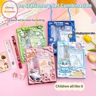 STRO 6in1 Stationery Set 3D Cartoon Handheld Stationery Set Children's Learning Gift Box Learning St