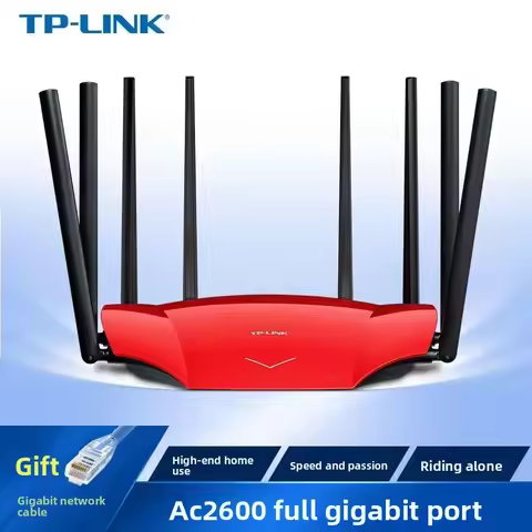 TP-LINK Full Gigabit Port AC2600 Dual band 5G Wireless WiFi Gigabit Home Wall Through Network Router