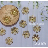 2PC Iron Flowers