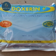 DOXERIN PLUS 250 gram Obat Snot Koriza Ngorok CRD PT MENSANA Hewan Ayam Unggas Ternak Peternakan Peliharaan