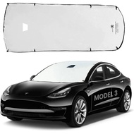 Tesla Model 3 Sunshade Roof, T-Shape Tesla Model Sunshade with Suction Tubes for Easy Installation, 