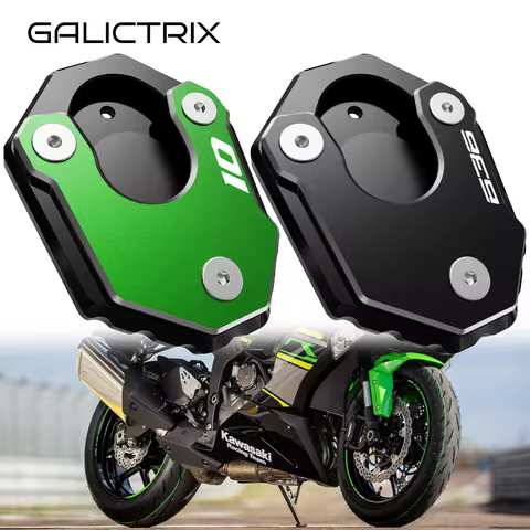 For Kawasaki ZX6R ZX10R ZX636 ZX-6R ZX-10R ZX-636 ZX 6R 10R 636 2017-2025 2024 Motorcycle Kickstand 