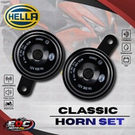EM HELLA CLASSIC HORN SET 360HZ/430HZ 111DB 12V - UNIVERSAL HORN FOR MOTORCYCLE/CAR