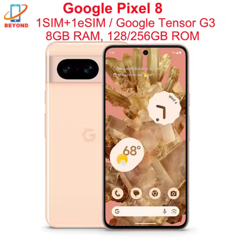 Google Pixel 8 5G Pixel8 6.2" OLED 8GB RAM 128/256GB ROM NFC Octa Core Google Tensor G3 Original Unl