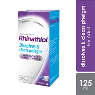 Rhinathiol Adult Cough Syrup 125ml 