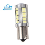 BA15S 12V White LED Sidelight Indicator Car Light Bulb 1156 P21W Silver 33-LED