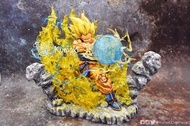 龍珠 景品 七龍珠激戰傳說 孫悟空 龜波氣功 爆氣場景地台 (PM查詢) DRAGONBALL LEGENDS COLLAB Kamehameha SonGoku Aura Effect Dioram