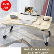 MDF COMPUTER LAPTOP FOLDING TABLE FOR CHILDREN'S STUDY WORK WFH FOLDING TABLE - pink defect