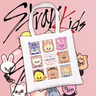 Stray Kid tote bag Casual Canvas Shoulder Large Capacity Can Hold A Lot Of Things 021