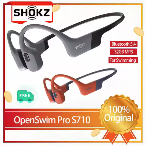Original Newest Shokz Openswim Pro S710 Bone Conduction Earphones Bluetooth5.4 MP3 Music Player IP68
