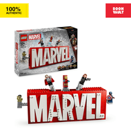 LEGO® Marvel: MARVEL Logo & Minifigures Collectible Buildable Set 76313