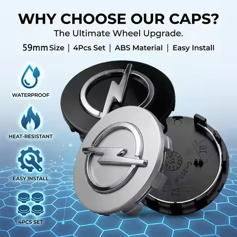 4Pcs 60mm Premium Logo Wheel Covers Wheel Center Hub Caps For Opel Astra j g Insignia Corsa d Vectra