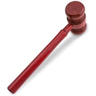 Gavel Judge Auctioneer Courtroom Props Solid Wooden Brown Justice Judge Gavels Costumes