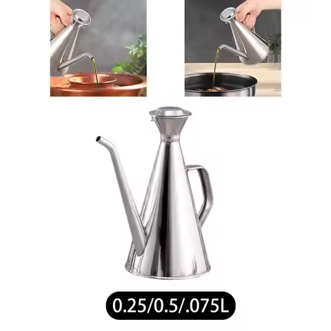 Oil Bottle Soy Sauce Bottle Storage Can for Restaurant Kitchen Cooking