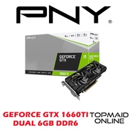 PNY GEFORCE GTX 1660TI DUAL 6GB DDR6 192BIT GRAPHIC CARD