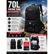 Stock Malaysia 65L-75L Mountaineering backpack hiking waterproof large capacity bag Camping Bag Back