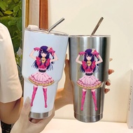 TERMOS Tumbler Aesthetic Oshi No KoHoshino Ai Stainless Steel Drinking Bottle Tumblr CUP 900 Thermos