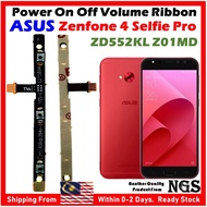 Power On Off Volume Flex Cable Ribbon For ASUS Zenfone 4 Selfie Pro ZD552KL Z01MD with Phone Opening