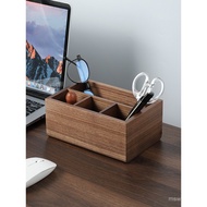 Storage Storage Box Compartment Wholesale Remote Control Solid Wooden Pen Holder Coffee Table Long D