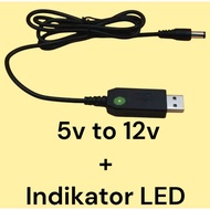 USB step up cable 5v to 12v / 5v to 9v USB converter/ 5v to 12v USB converter cable/ 12v
