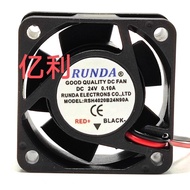 R RUNDA RSH4020B24N90A 24V 0.10 A 4CM 4020 Inverter Cooling Fan