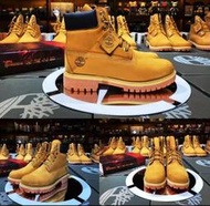 桃子代購～潮品 經典踢不爛 Timberland 大黃靴 真皮防水靴 戶外登山靴 馬丁靴 男女高幫運動鞋  露天市集