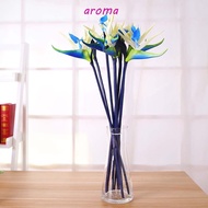 AROMA Artificial Flowers 57cm multi-coloured Silk Long Stem Artificial Decorations Wedding Home Decor Latex Flowers