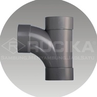 Tee Y Pvc 4 X 3" Rucika Aw 90' / Pvc Tee Y 4 X 3" Aw 90 Degree New LR/