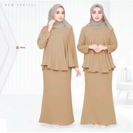Fiera peplum baju kurang modern ironless Wanita