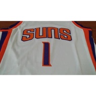 J4E8 2018 Game Season Basketball Uniform Sun Team No. 1 New Style German Booker Jersey Steve Nash Ba